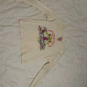 David & Goliath Cream Long Sleeve Graphic Tee